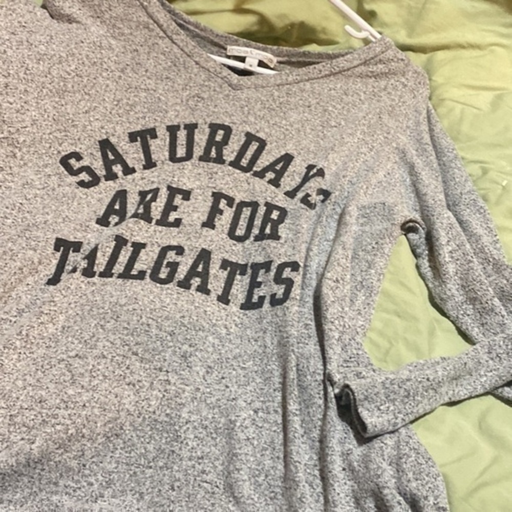 Moa Moa saturday tailgates long sleeve super soft perfect shirt XS